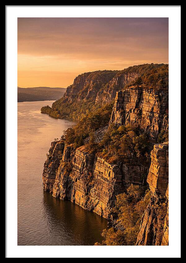 Palisades At Sunset