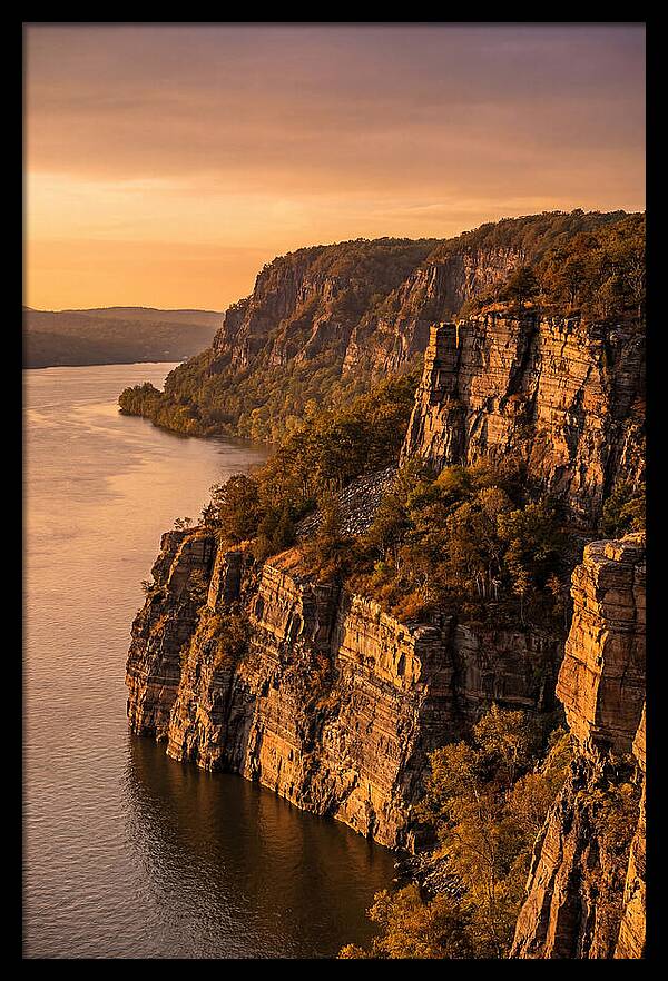 Palisades At Sunset