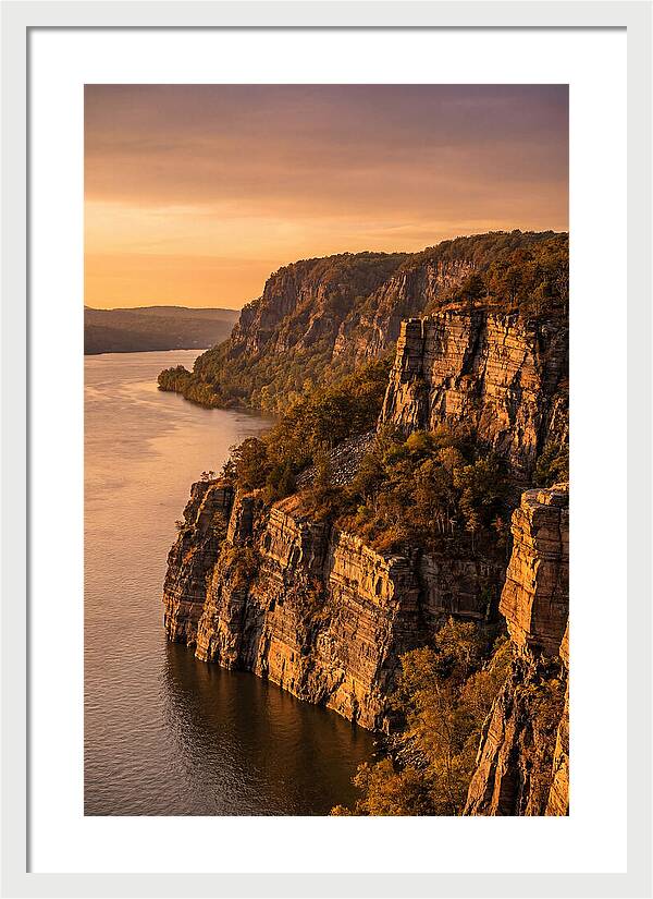 Palisades At Sunset