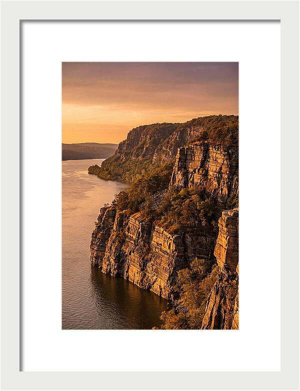 Palisades At Sunset