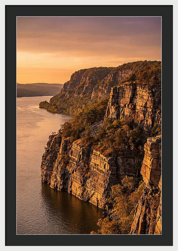 Palisades At Sunset