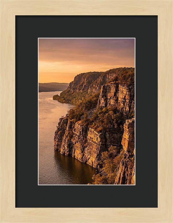 Palisades At Sunset
