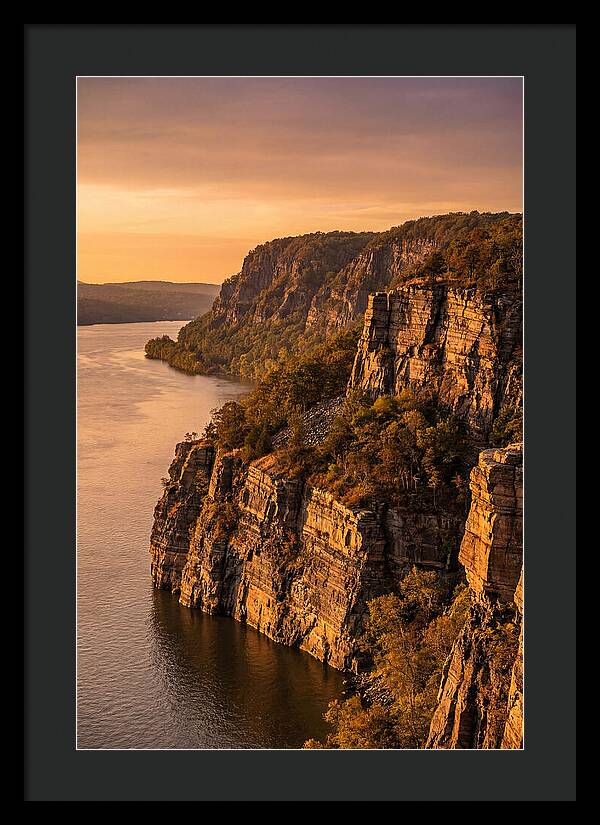 Palisades At Sunset