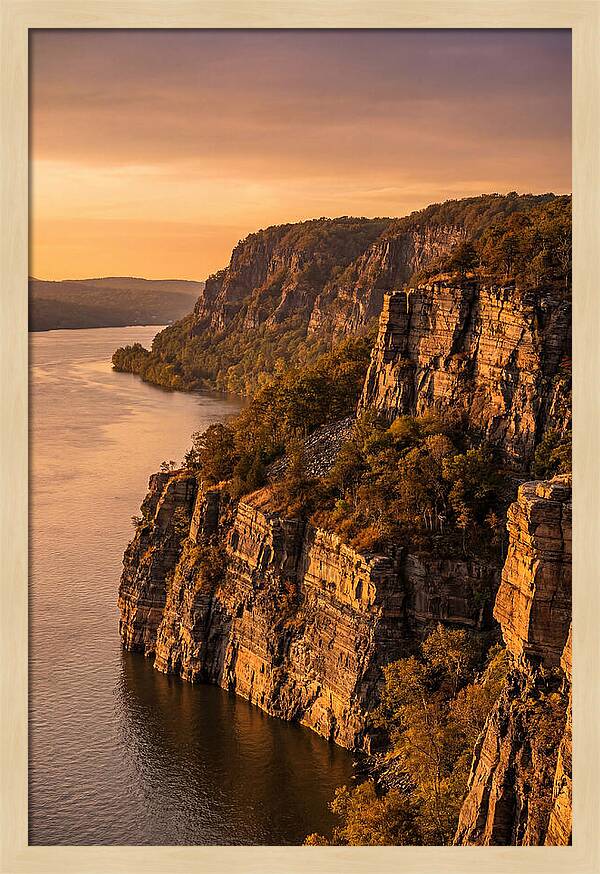 Palisades At Sunset