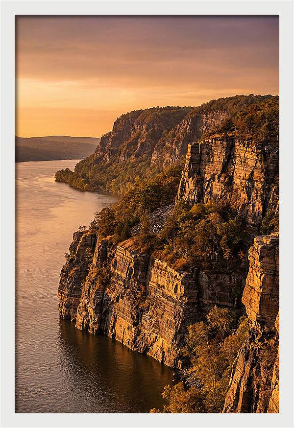 Palisades At Sunset