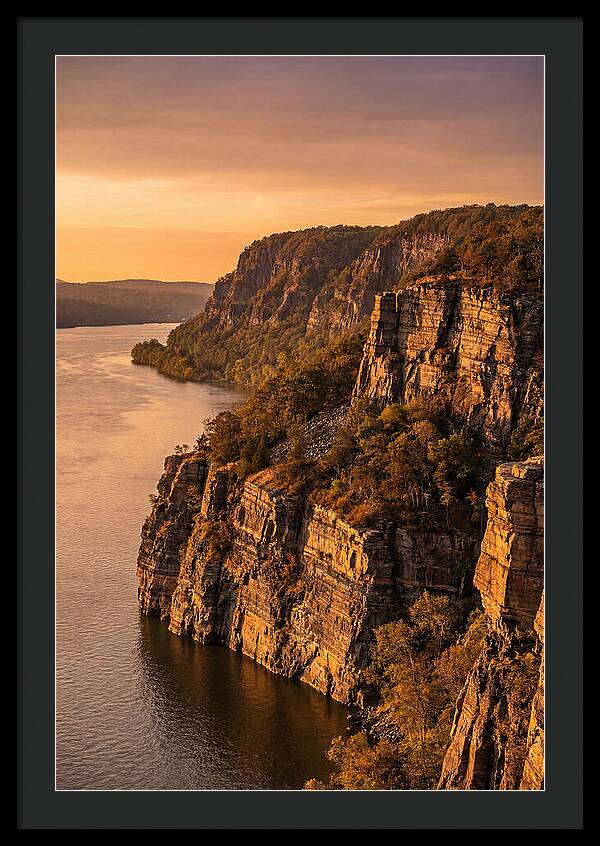 Palisades At Sunset