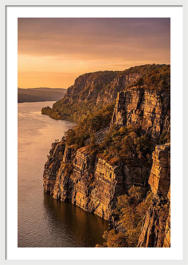 Palisades At Sunset
