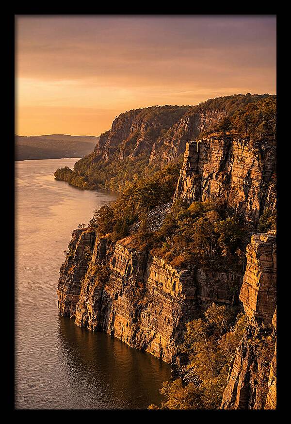 Palisades At Sunset