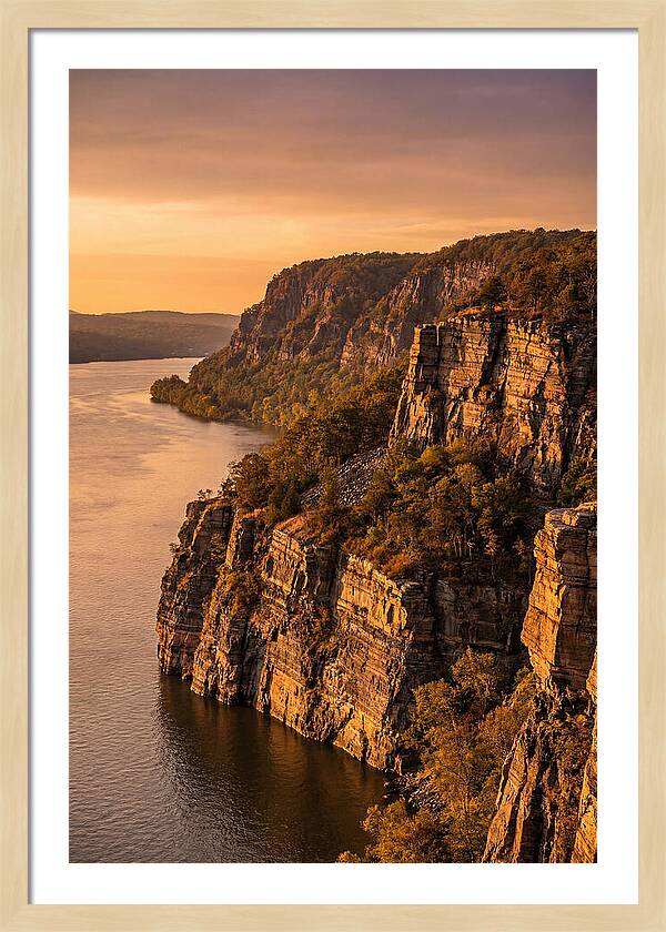 Palisades At Sunset