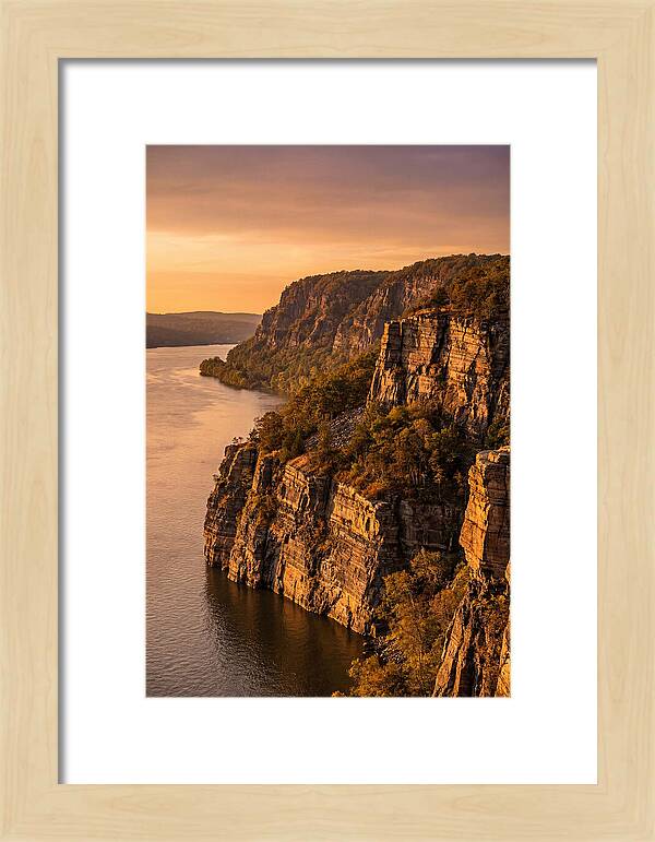 Palisades At Sunset