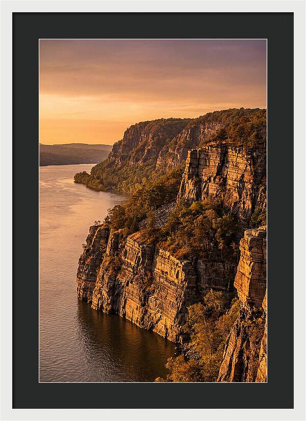 Palisades At Sunset