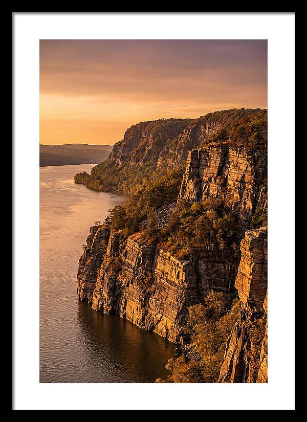 Palisades At Sunset