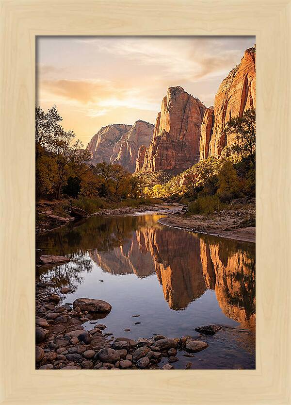 Palisades Reflected In Tranquil Waters