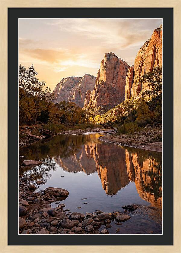 Palisades Reflected In Tranquil Waters