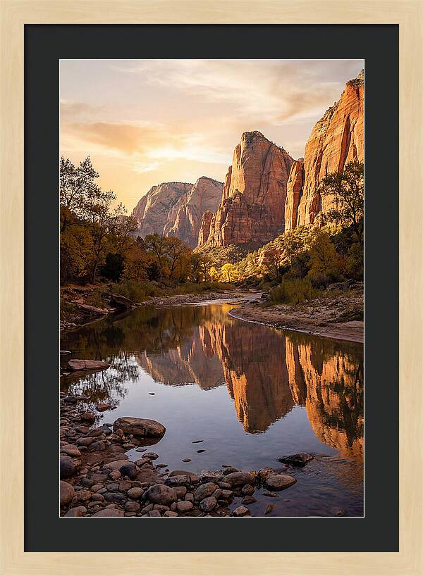 Palisades Reflected In Tranquil Waters