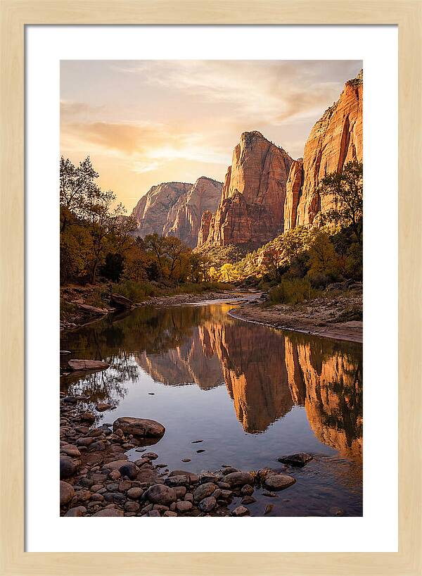 Palisades Reflected In Tranquil Waters