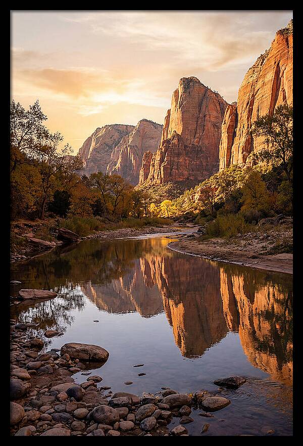 Palisades Reflected In Tranquil Waters