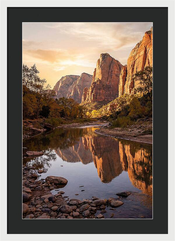 Palisades Reflected In Tranquil Waters