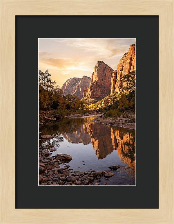 Palisades Reflected In Tranquil Waters