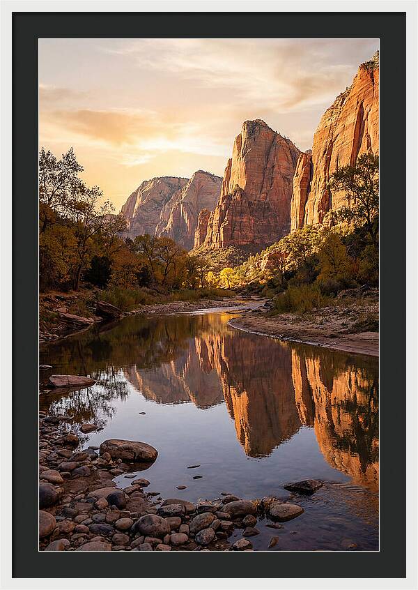 Palisades Reflected In Tranquil Waters