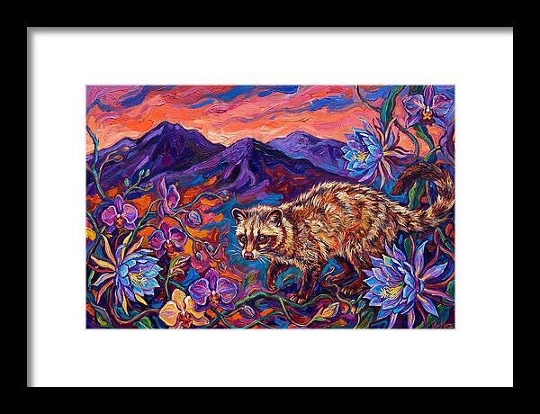 Palm Civet Among Blossoms