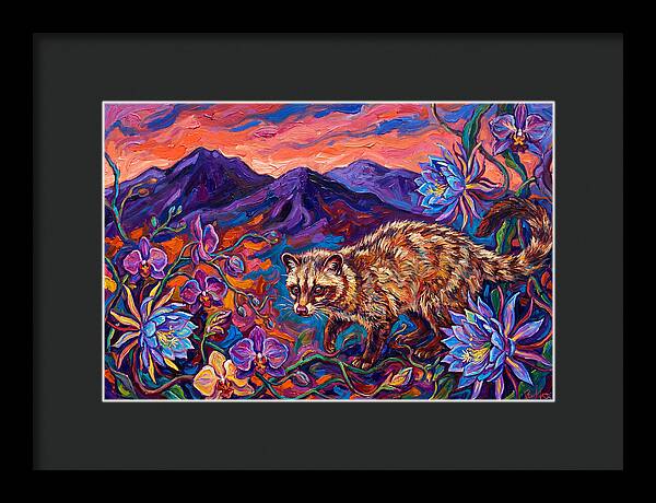 Palm Civet Among Blossoms