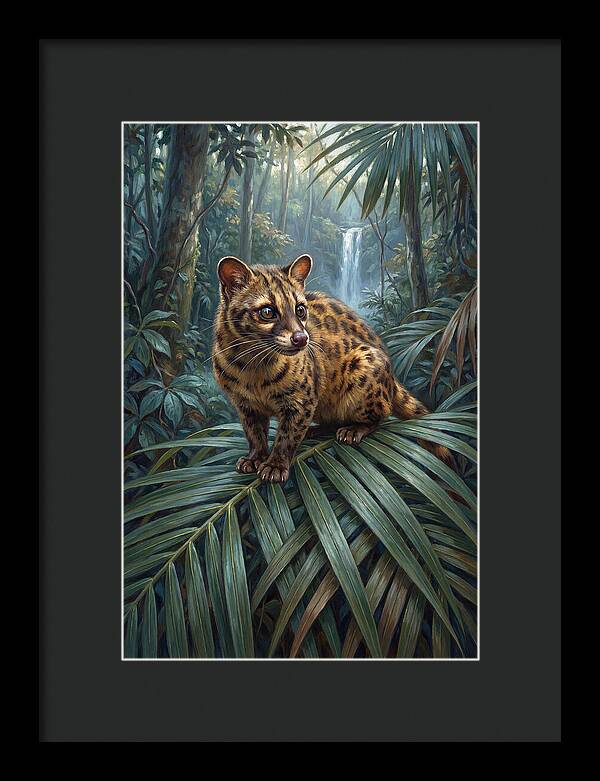 Palm Civet Among Lush Foliage
