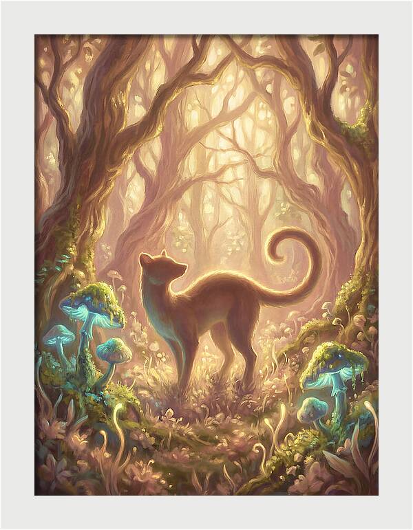 Palm Civet In Enchanted Forest