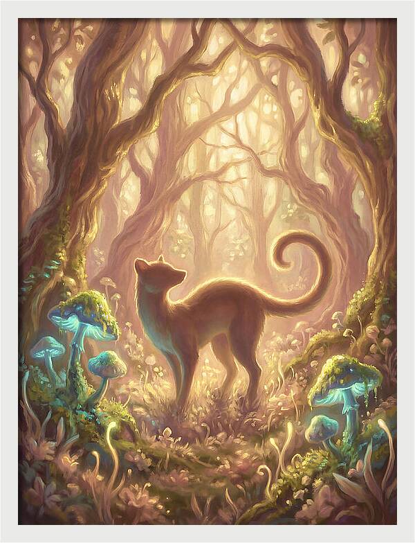 Palm Civet In Enchanted Forest