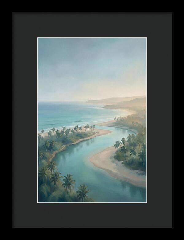 Palm Fringed River Mouth