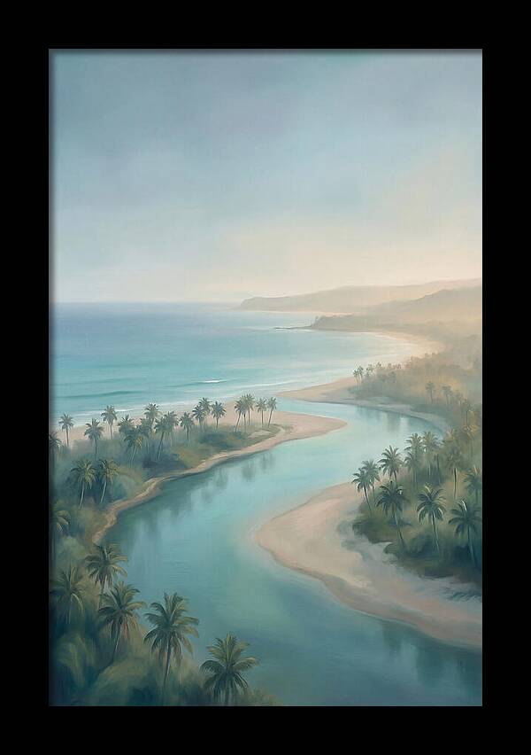 Palm Fringed River Mouth