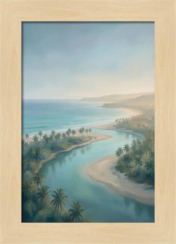 Palm Fringed River Mouth