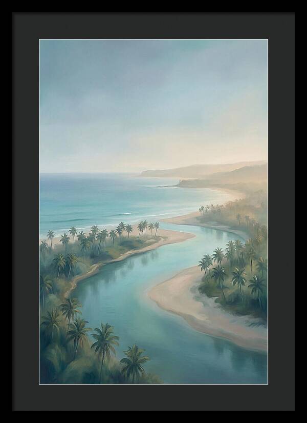 Palm Fringed River Mouth