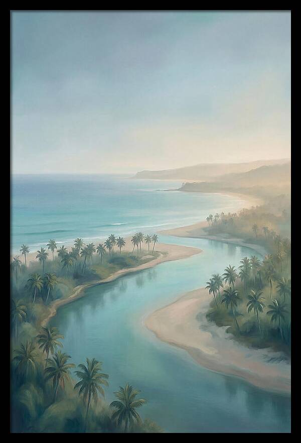 Palm Fringed River Mouth