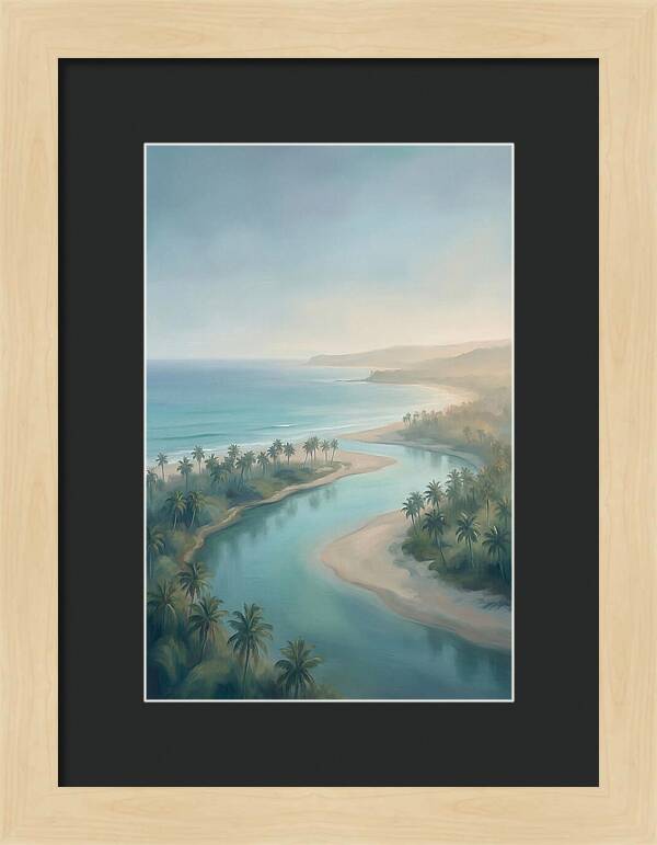 Palm Fringed River Mouth