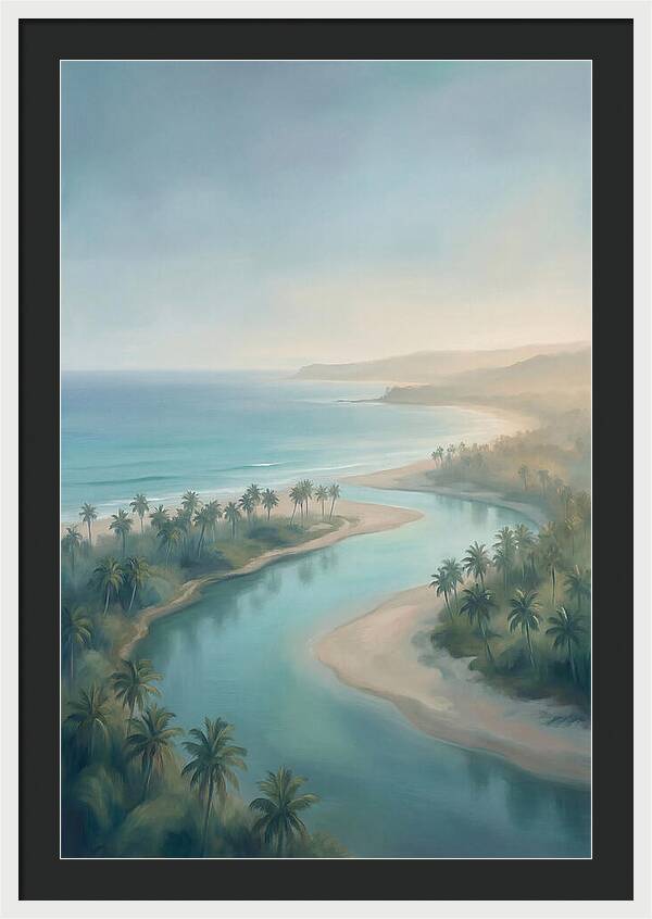 Palm Fringed River Mouth