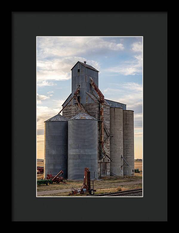 Palouse Grain Elevators At Dusk