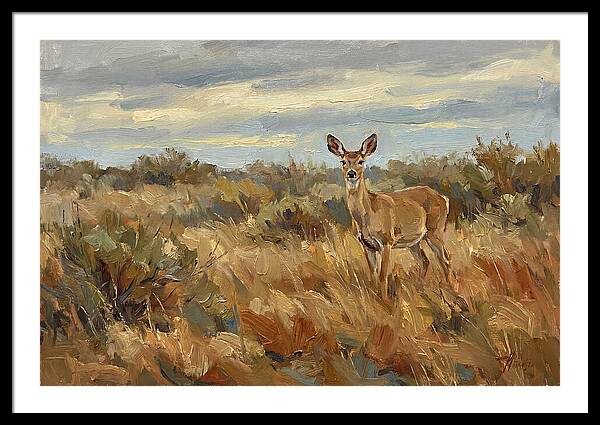 Pampas Deer In Natural Habitat