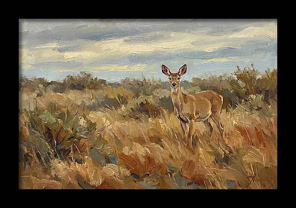 Pampas Deer In Natural Habitat