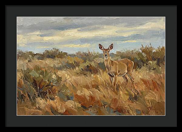 Pampas Deer In Natural Habitat