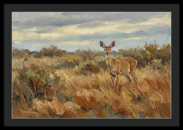 Pampas Deer In Natural Habitat