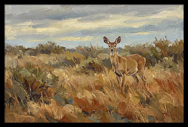 Pampas Deer In Natural Habitat