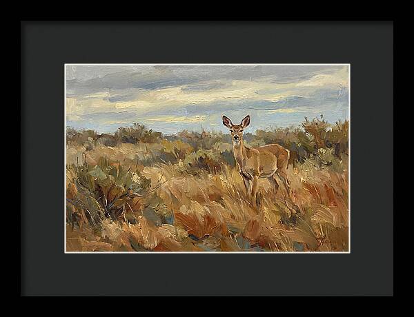 Pampas Deer In Natural Habitat