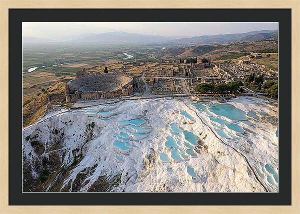 Pamukkale And Hierapolis From Above