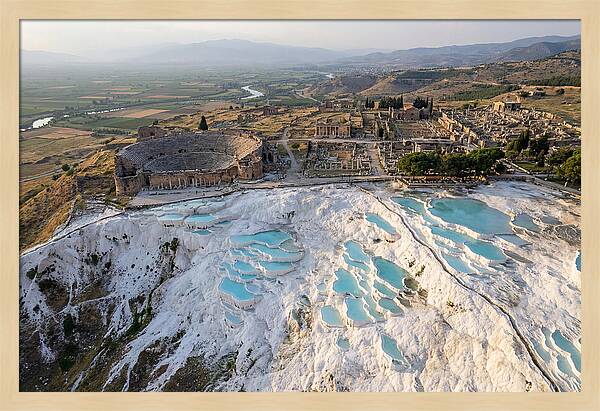 Pamukkale And Hierapolis From Above