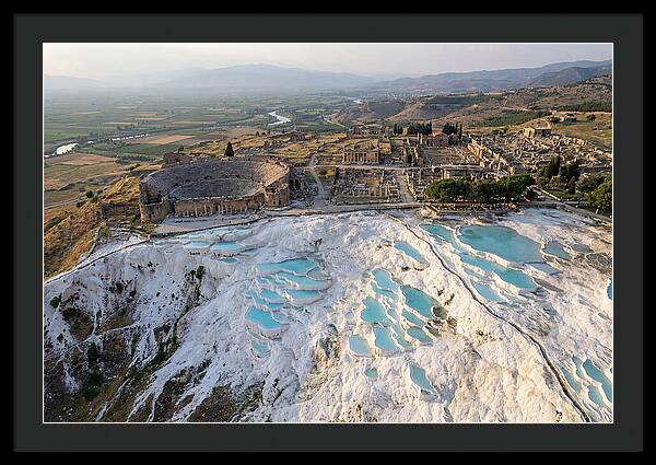 Pamukkale And Hierapolis From Above