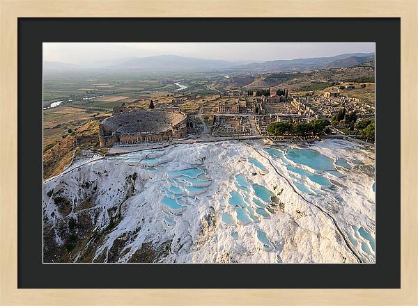 Pamukkale And Hierapolis From Above