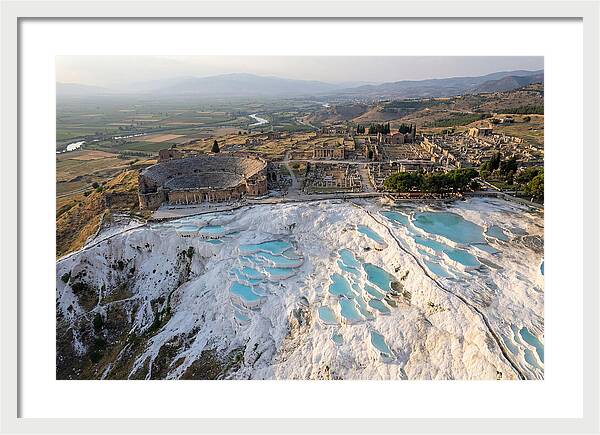Pamukkale And Hierapolis From Above
