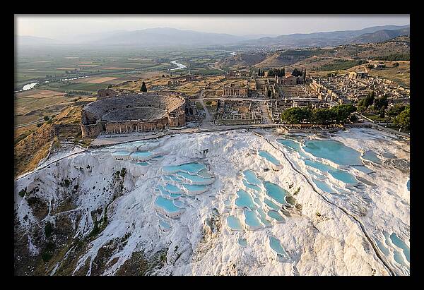Pamukkale And Hierapolis From Above