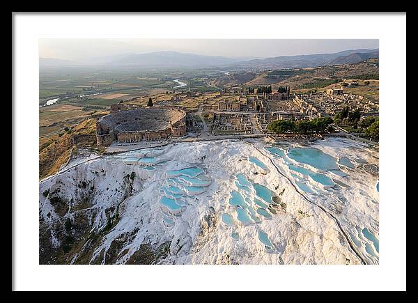 Pamukkale And Hierapolis From Above